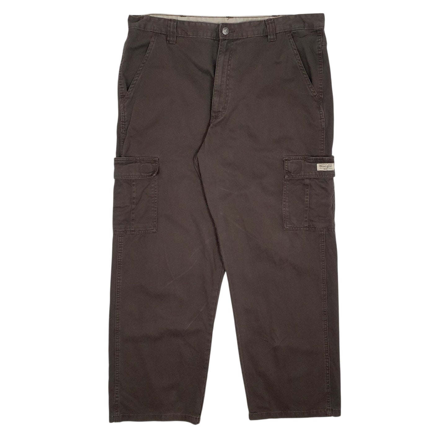 Mens Brown Wrangler  Cargo Trousers