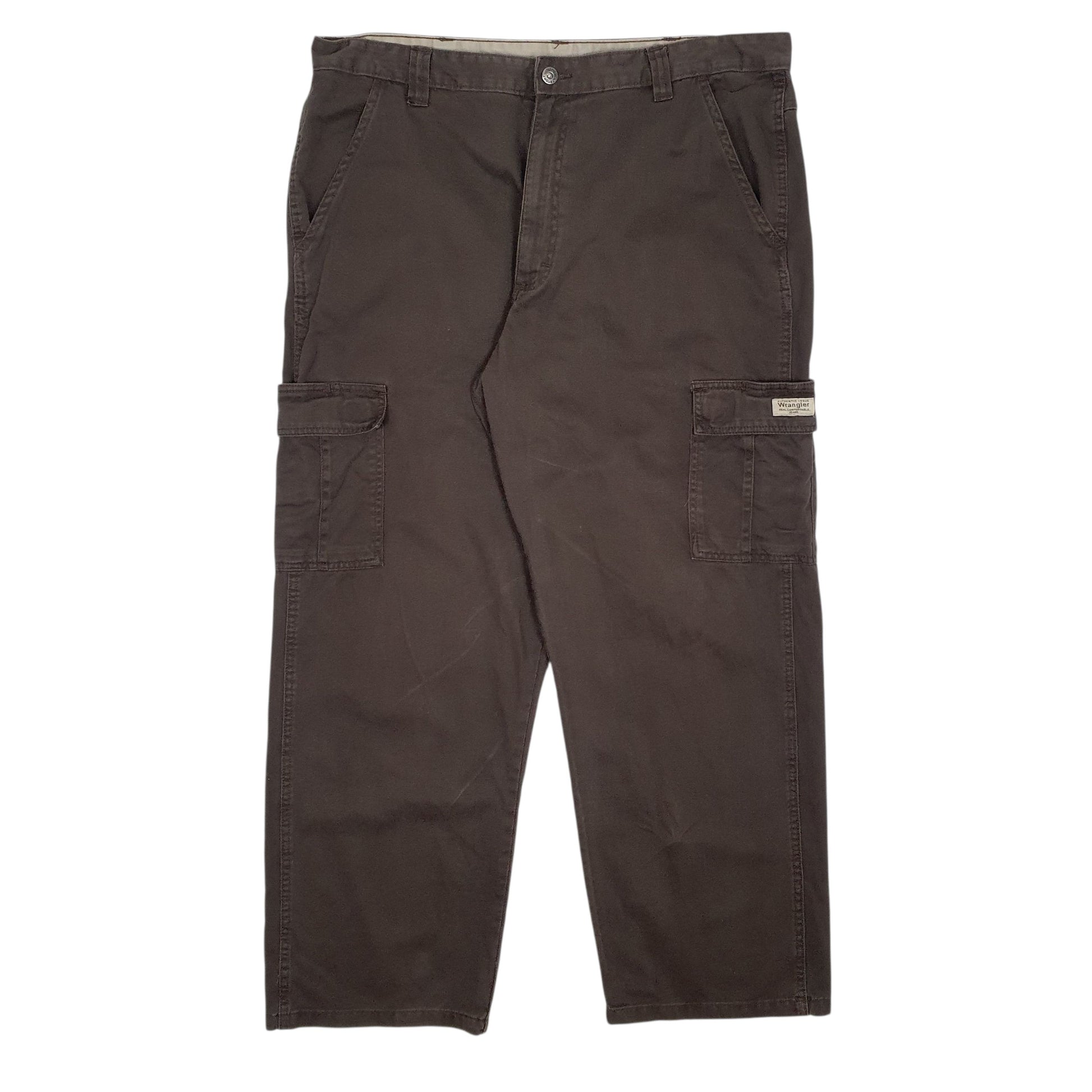 Mens Brown Wrangler  Cargo Trousers