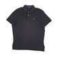 Mens Black Polo Ralph Lauren Pima Soft Touch Short Sleeve Polo Shirt