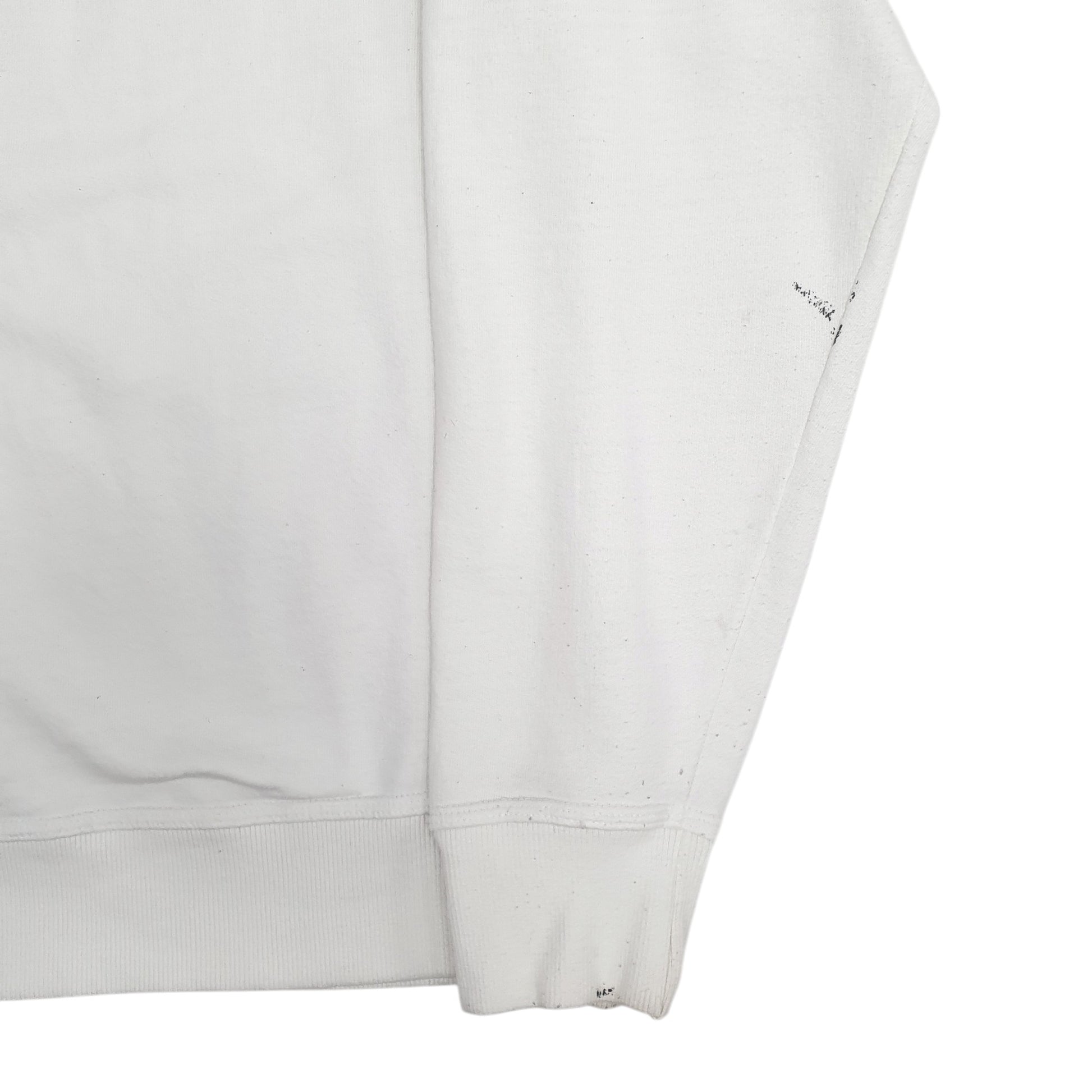 Mens White Champion  Crewneck Jumper