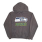 Mens Grey NFL Seattle Seahawks Hoodie Jumper