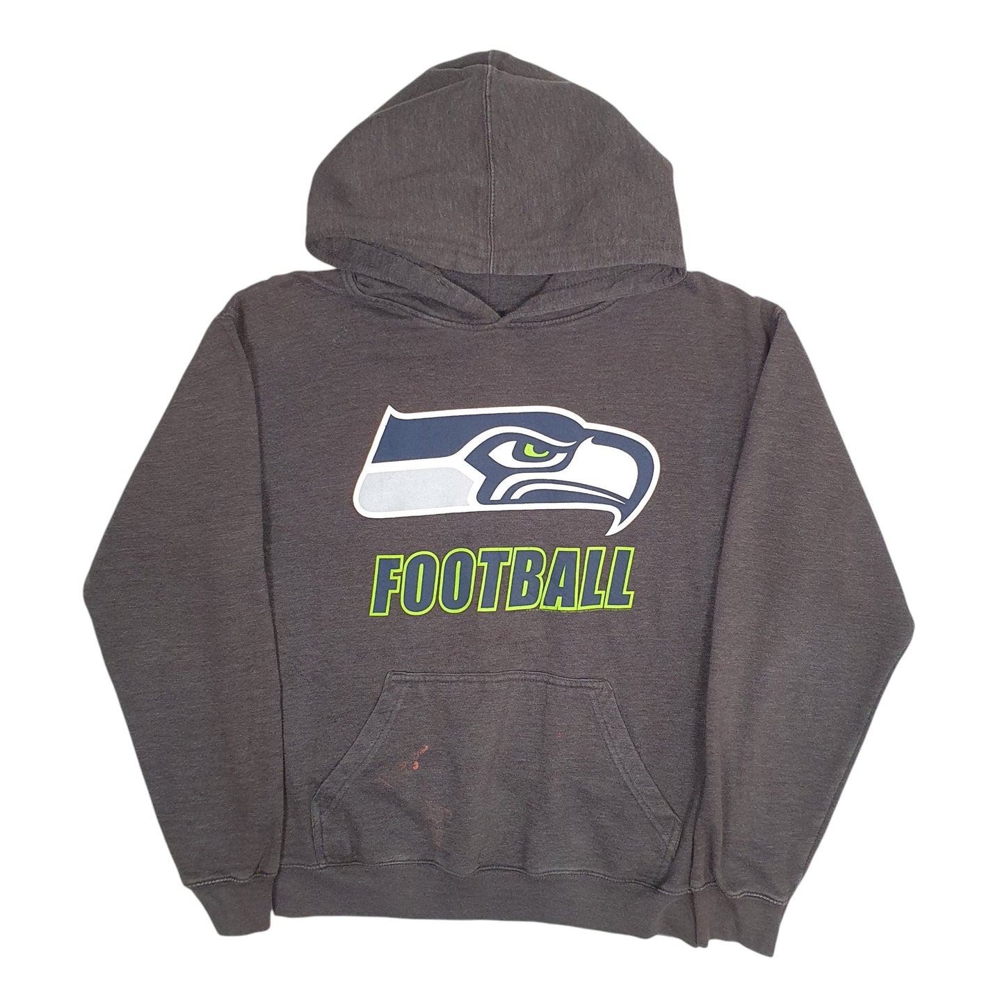 Mens Grey NFL Seattle Seahawks Hoodie Jumper