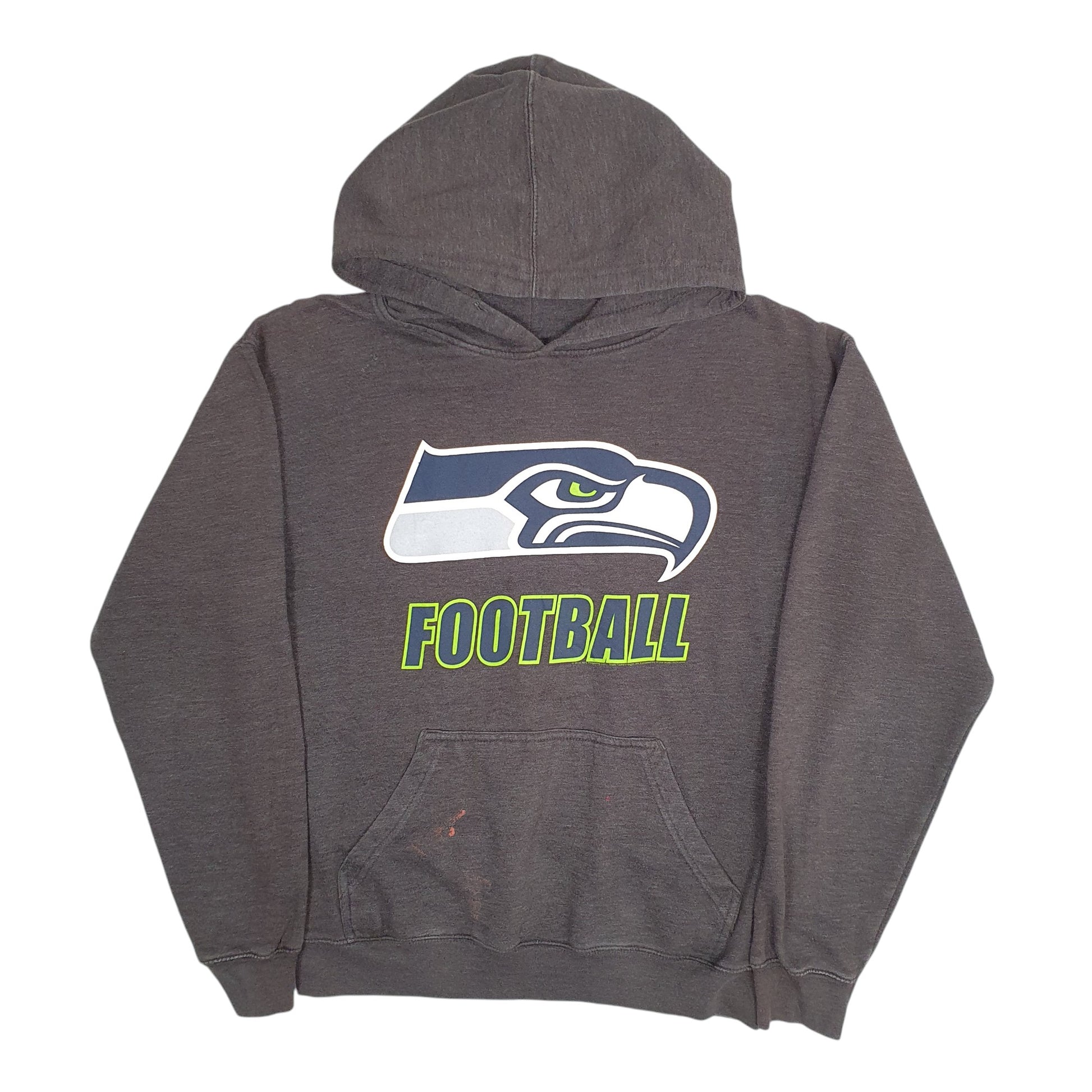 Mens Grey NFL Seattle Seahawks Hoodie Jumper