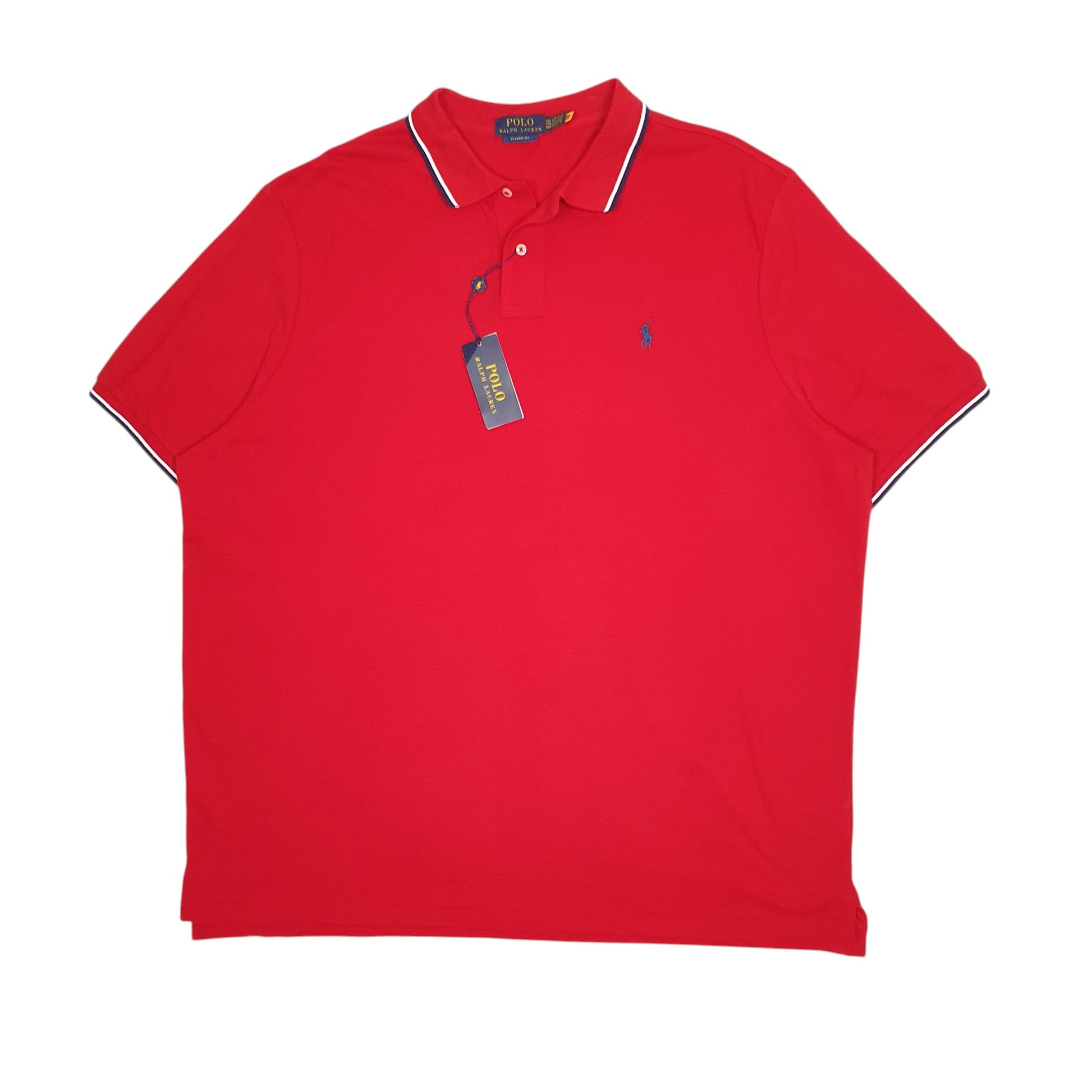 Mens Red Polo Ralph Lauren  Short Sleeve Polo Shirt