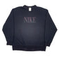 Womens Black Nike Spellout Dri-Fit Crewneck Jumper