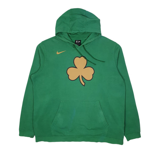 Mens Green Nike NBA Boston Celtics Hoodie Jumper