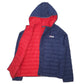 Mens Navy Fila  Crewneck Coat