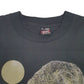 Mens Black Fruit Of The Loom Single Stitch Vintage 90s  T Shirt