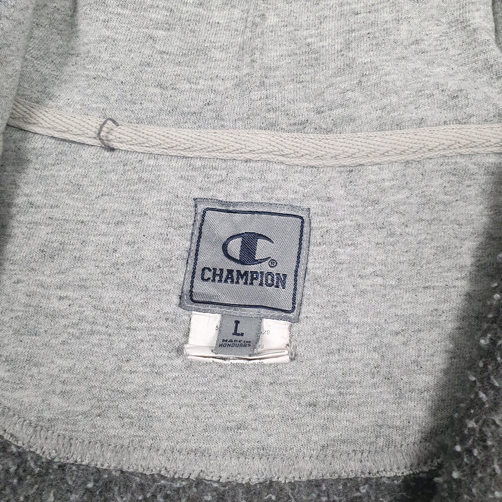 Mens Grey Champion  Full Zip Jumper
