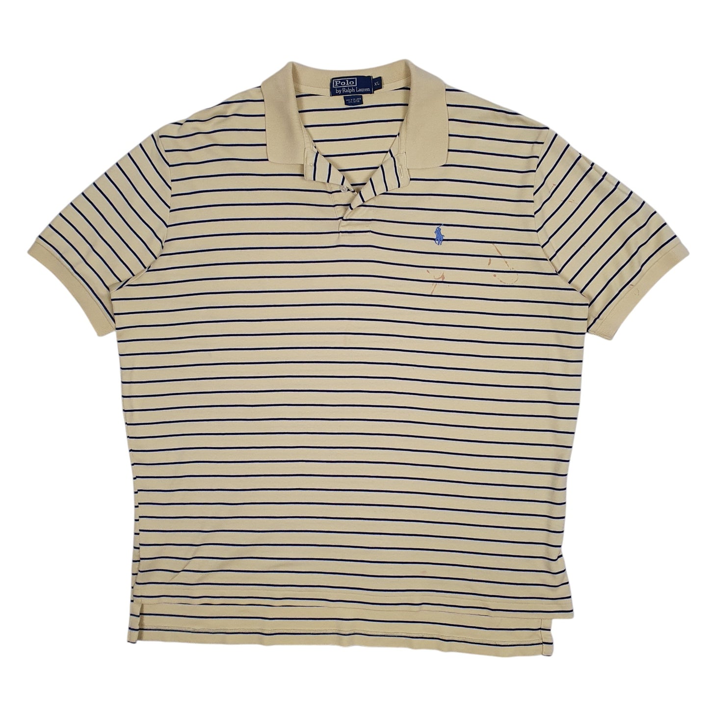 Mens Yellow Polo Ralph Lauren  Short Sleeve Polo Shirt