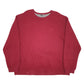 Mens Burgundy Starter  Crewneck Jumper