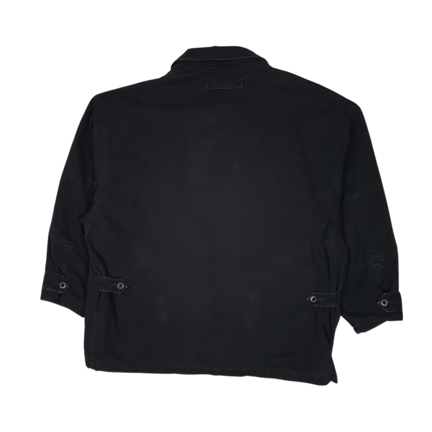 Mens Navy Abercrombie & Fitch Padded Parka Field Vintage 90s  Coat