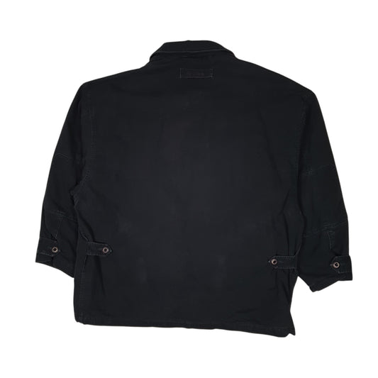 Mens Navy Abercrombie & Fitch Padded Parka Field Vintage 90s  Coat