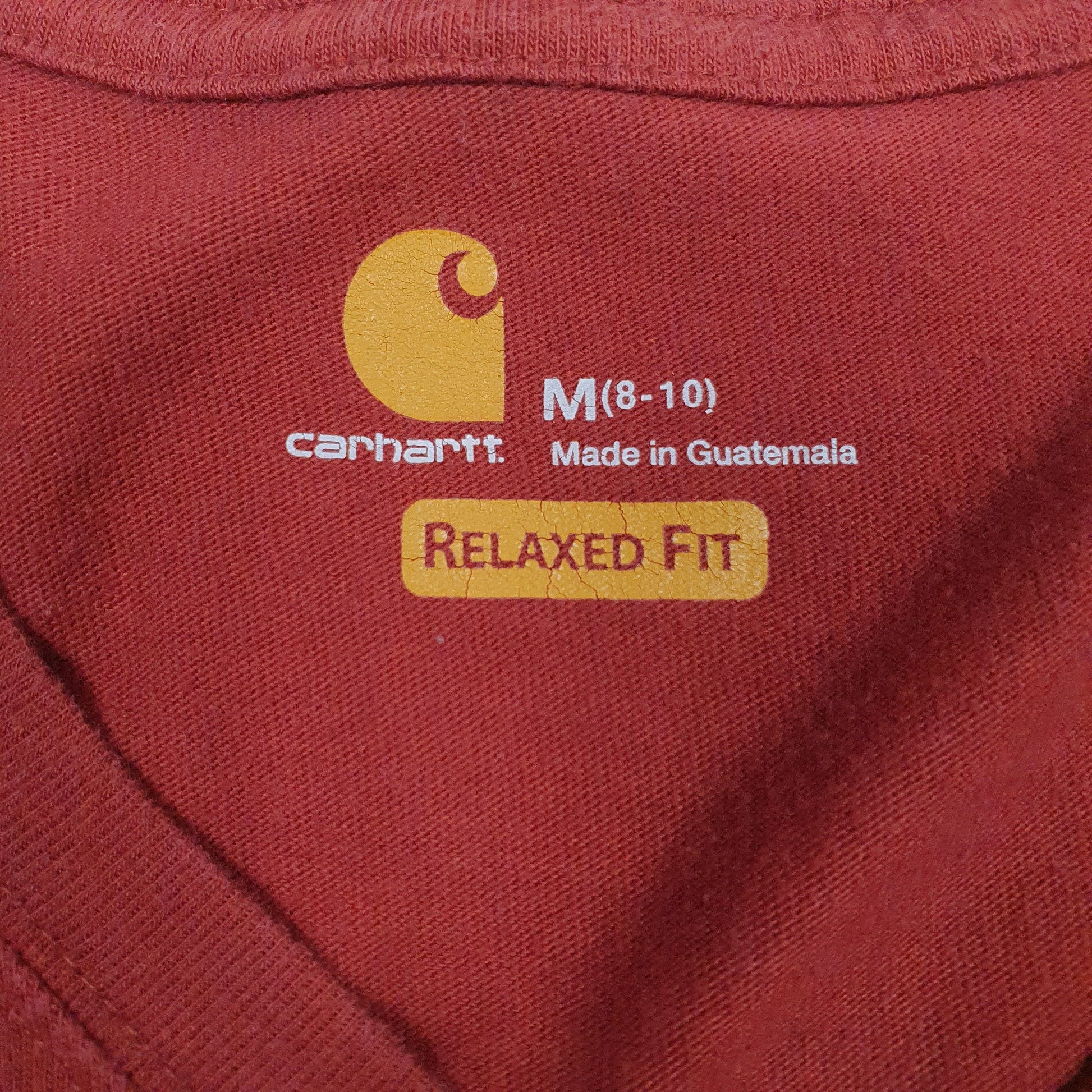 Womens Red Carhartt   T Shirt