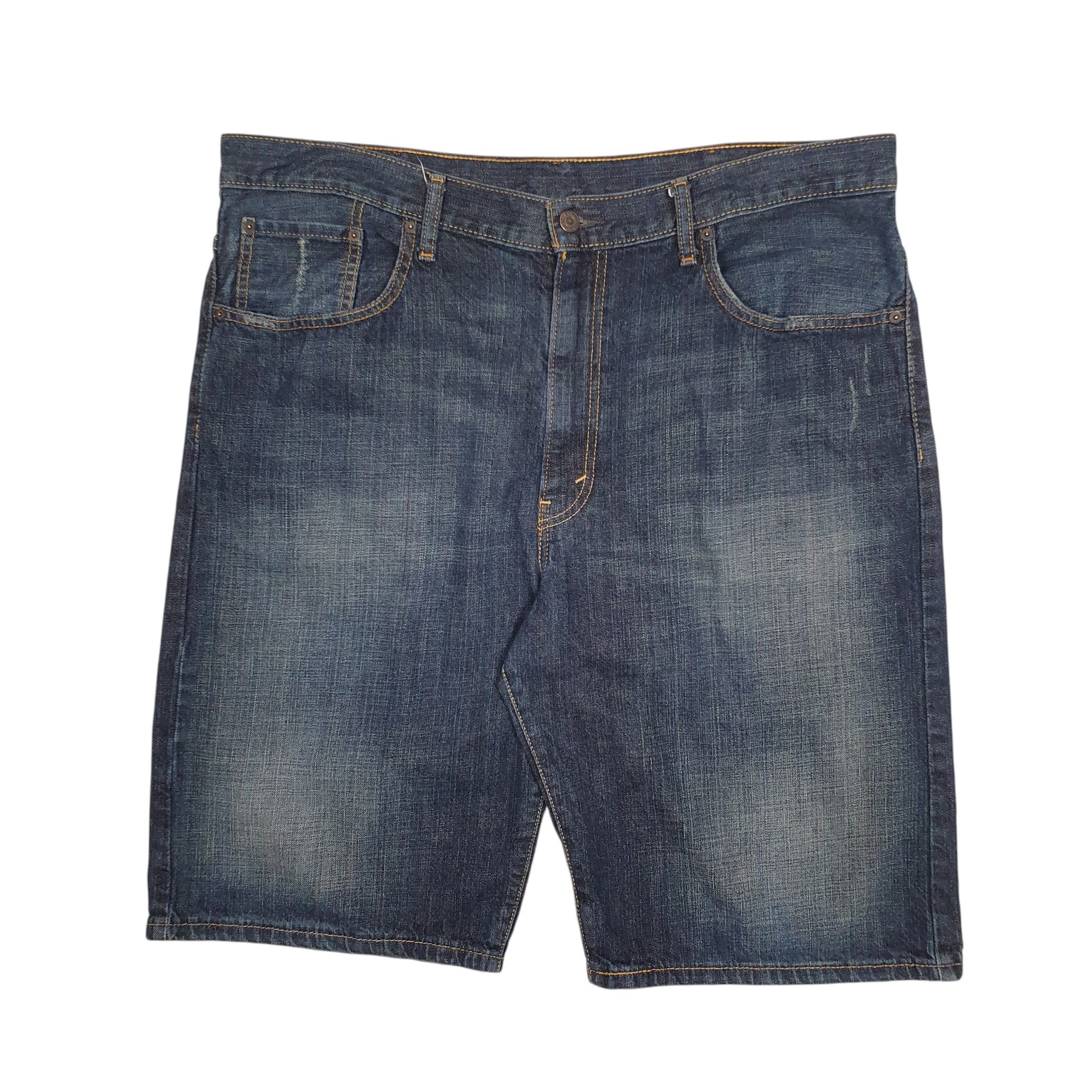 Mens Blue Levis 569 Denim Shorts