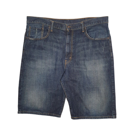 Mens Blue Levis 569 Denim Shorts