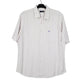 Mens White Burberry  Short Sleeve Shirt