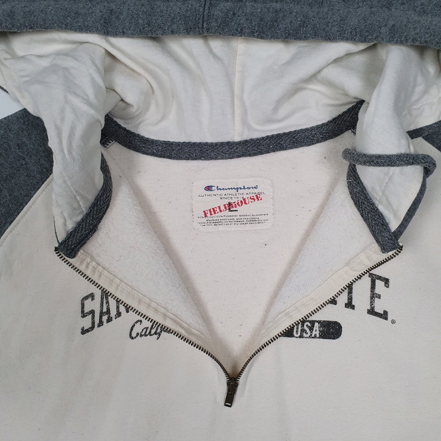 Womens Grey Champion San Jose State Hoodie Jumper