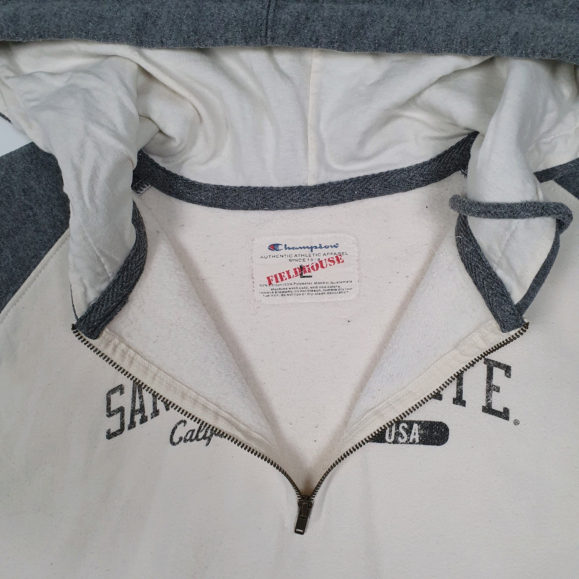 Womens Grey Champion San Jose State Hoodie Jumper