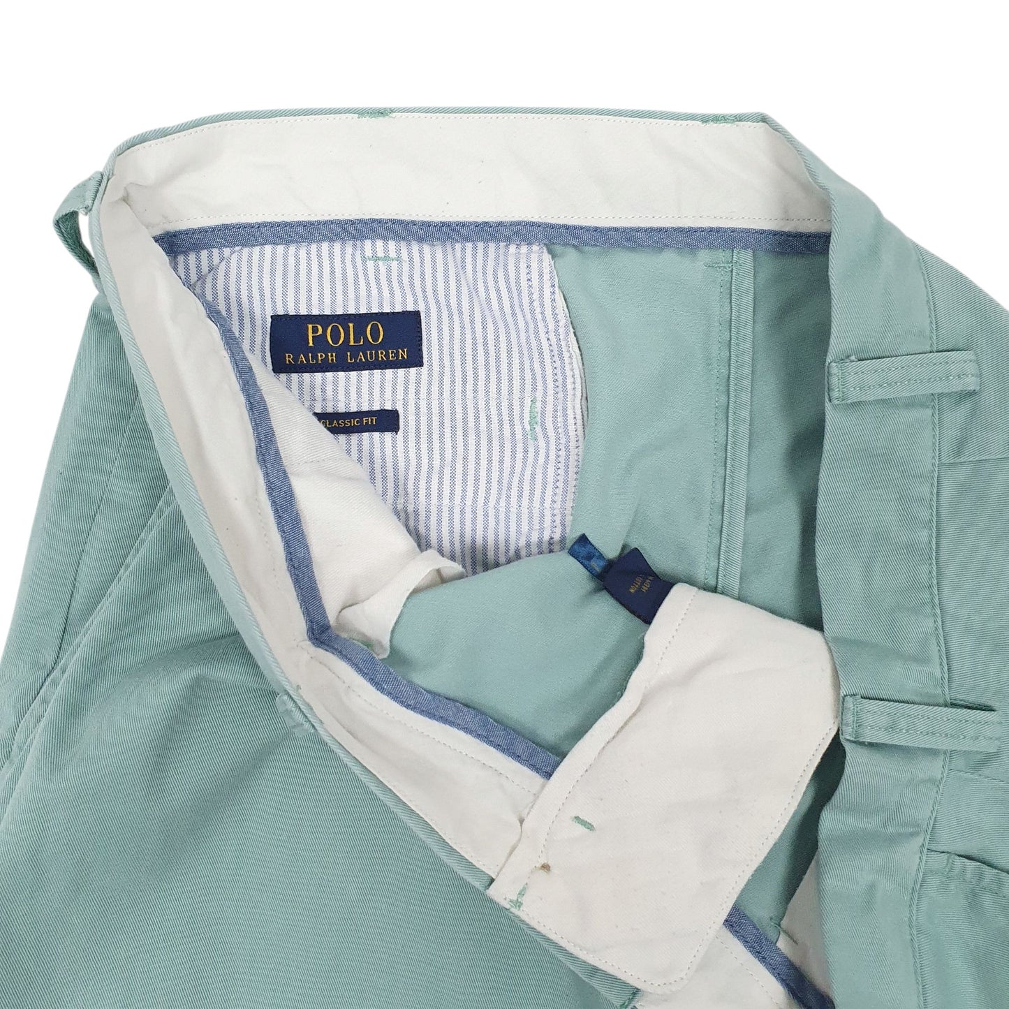 Mens Blue Polo Ralph Lauren Classic Fit  Trousers