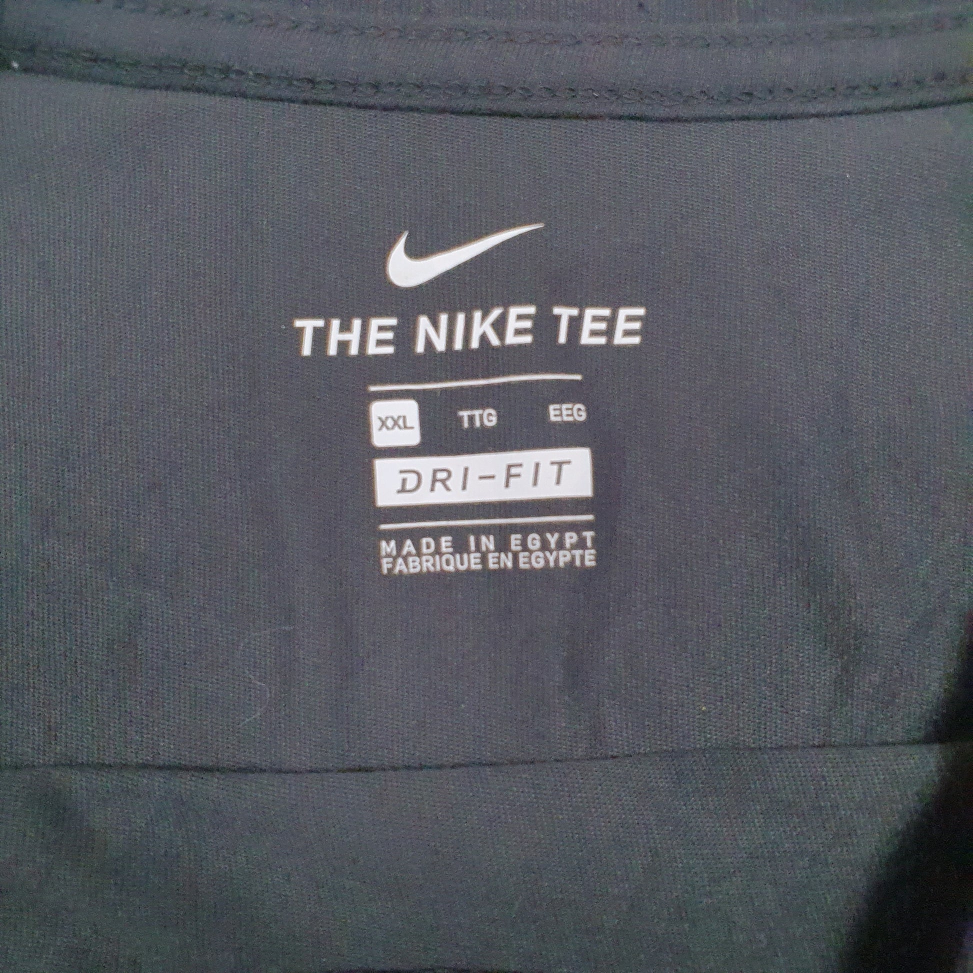 Mens Black Nike Dri-Fit  T Shirt