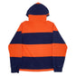 Mens Orange Barbarian Hooded  Polo Shirt