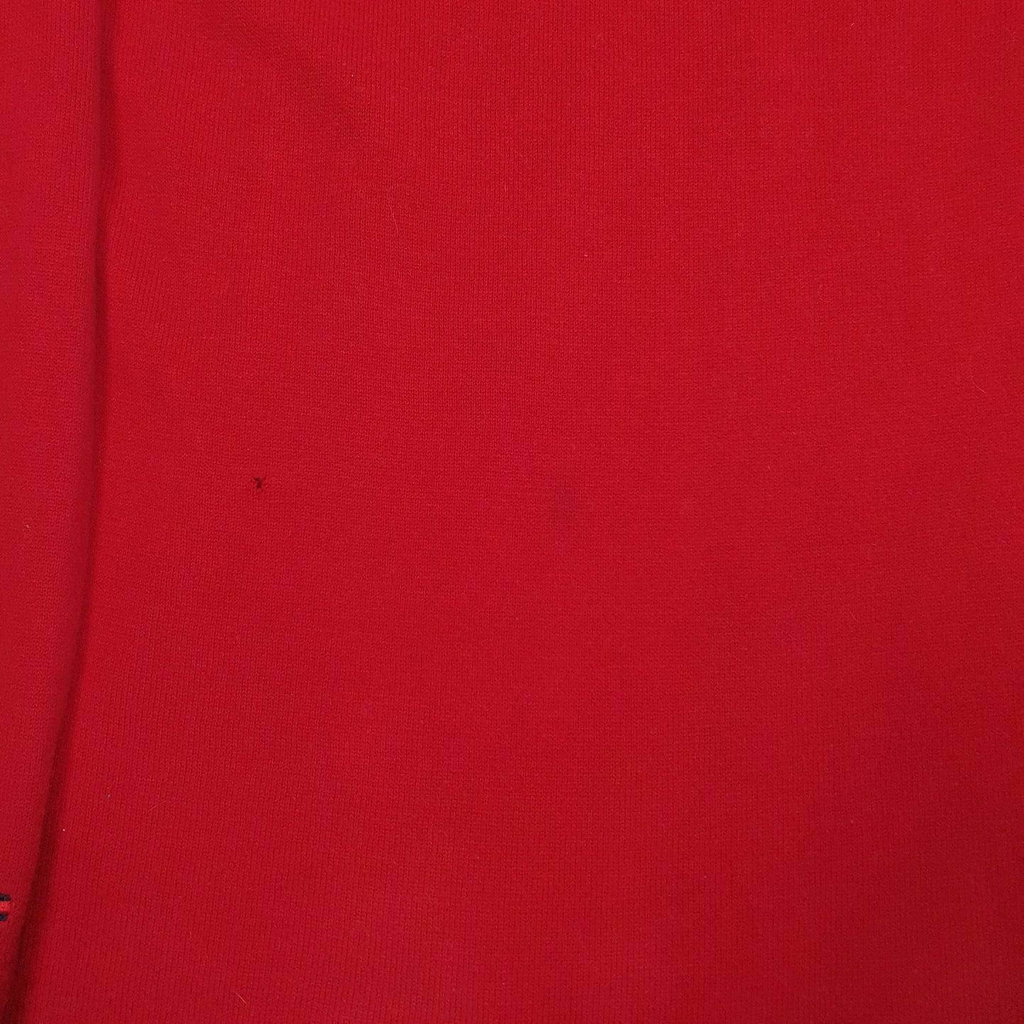 Womens Red Tommy Hilfiger  V Neck Jumper