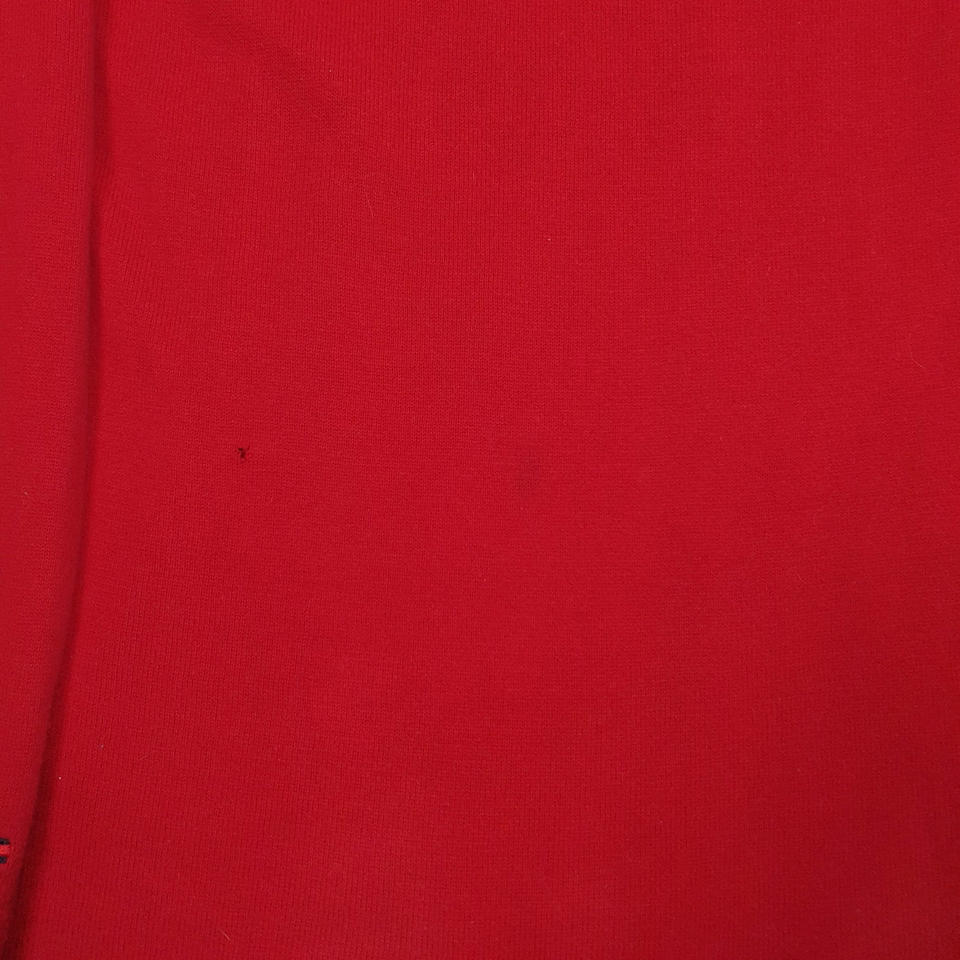 Womens Red Tommy Hilfiger  V Neck Jumper