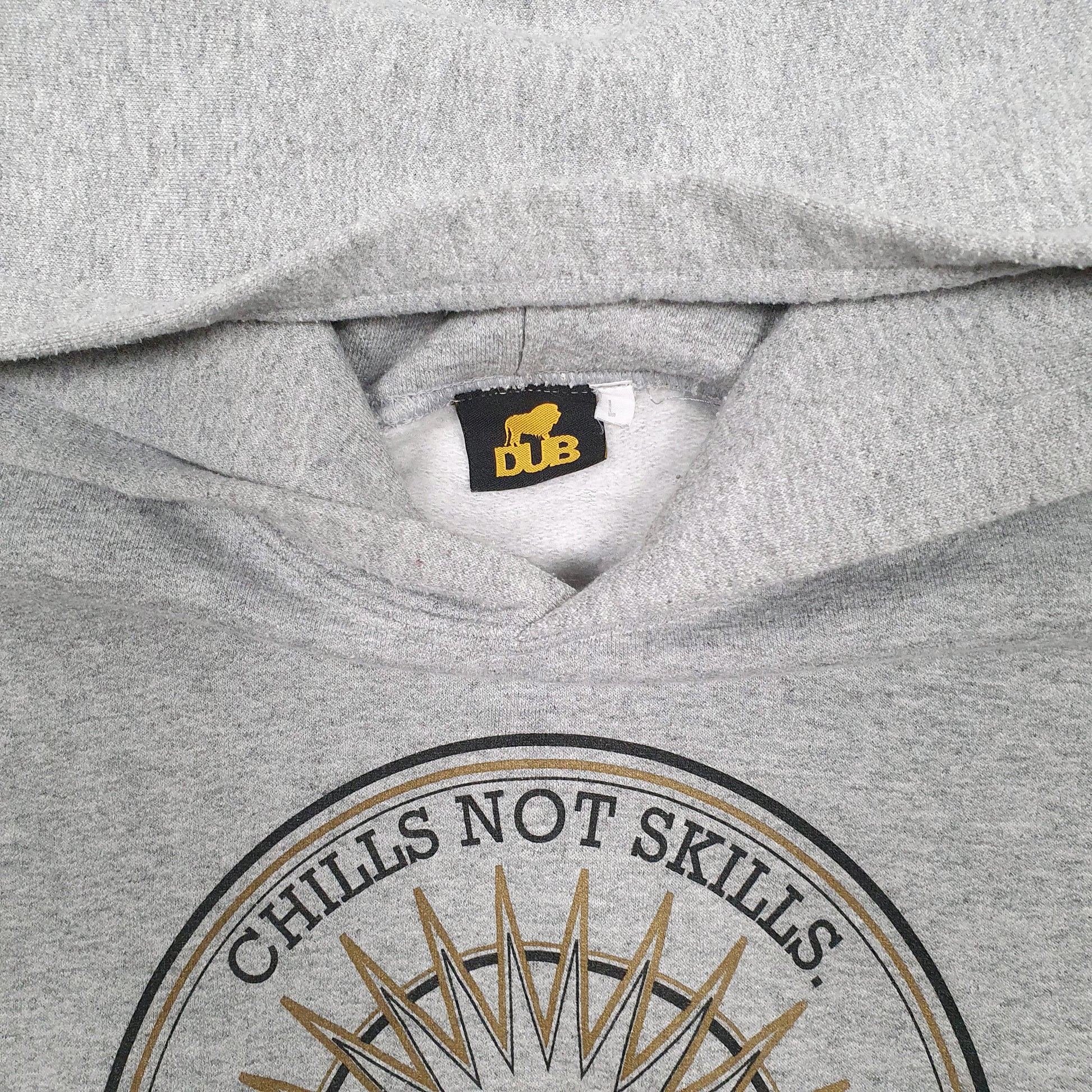 Mens Grey Dub BMX  Hoodie Jumper