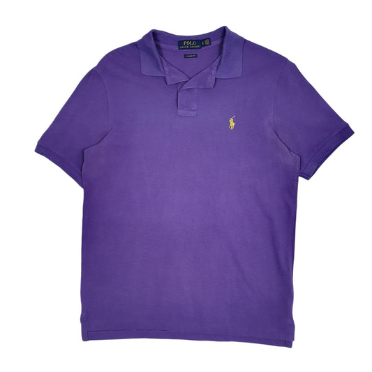 Mens Purple Polo Ralph Lauren  Short Sleeve Polo Shirt
