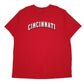 Mens Red MLB Cincinnati Short Sleeve T Shirt