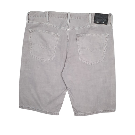 Mens Grey Levis 508 Slim Fit  Shorts