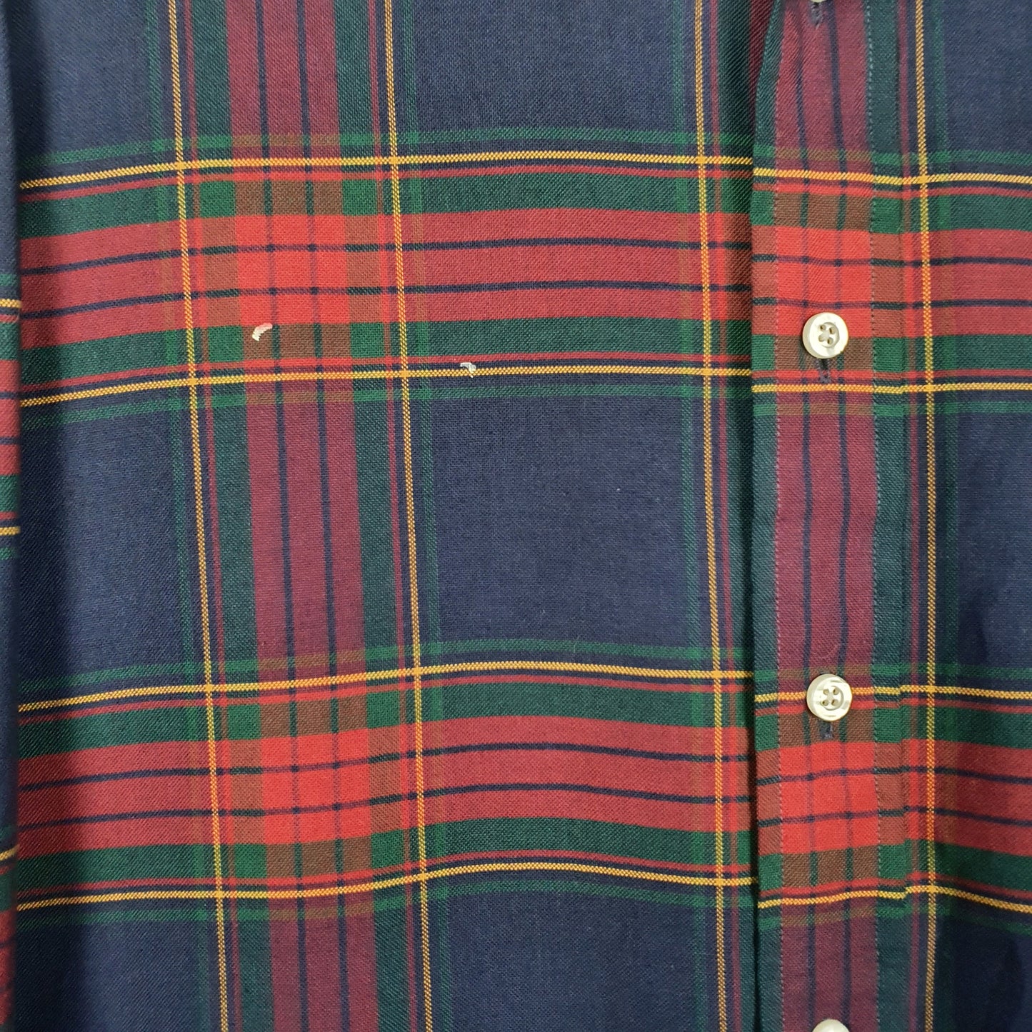 Mens Navy L.L.Bean Vintage 90s Made In USA  Shirt