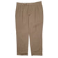 Mens Beige Ralph Lauren Pleated Formal Trousers