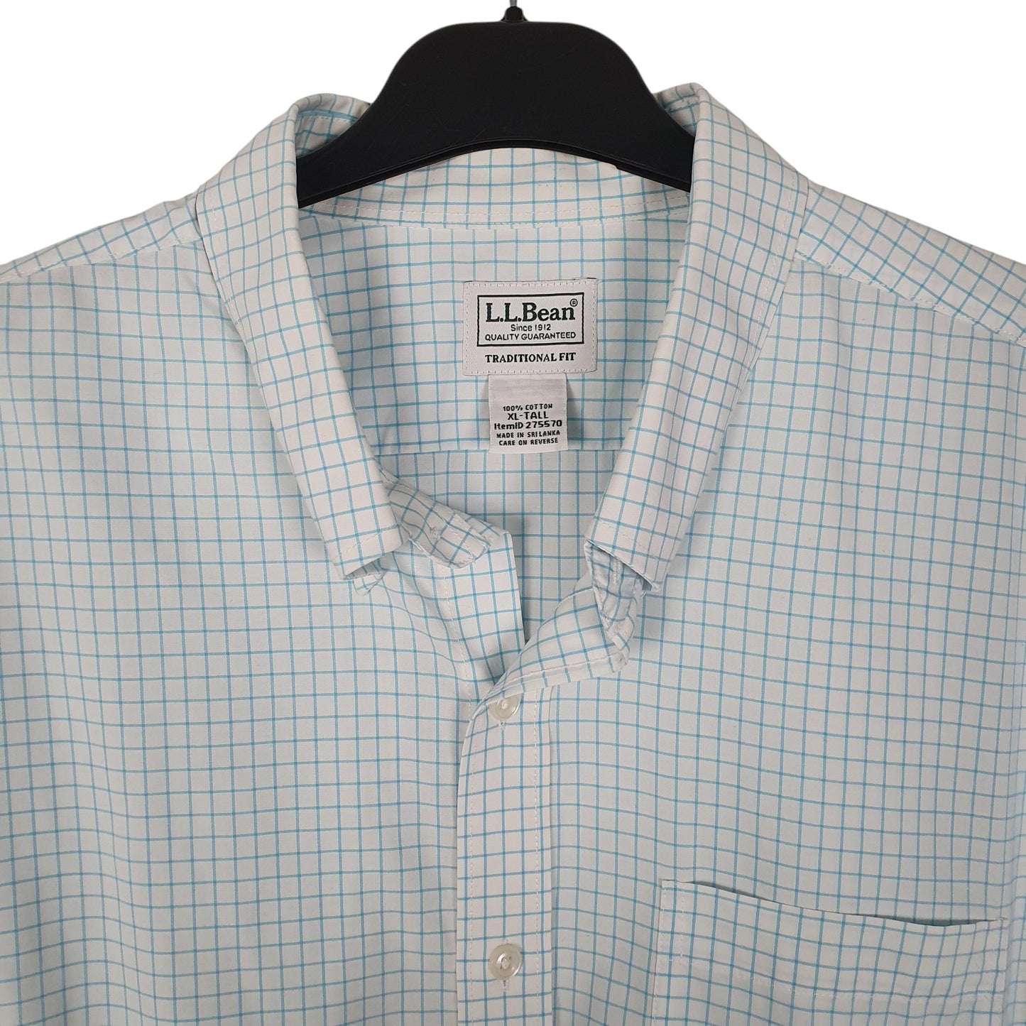 Mens Blue L.L.Bean   Shirt