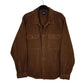 Mens Brown GAP Chunky Corduroy Long Sleeve Shirt