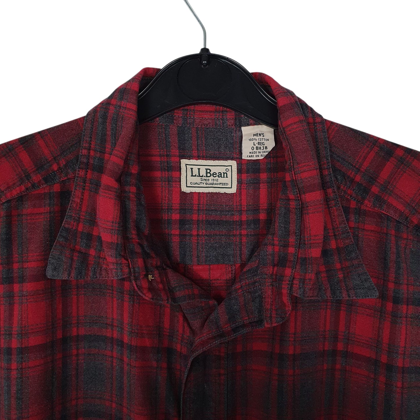 Mens Red L.L.Bean   Shirt