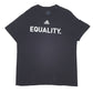 Mens Black Adidas  Short Sleeve T Shirt
