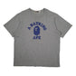 Mens Grey A Bathing Ape  Short Sleeve T Shirt