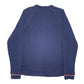 Mens Navy Fila Spellout Crewneck Jumper