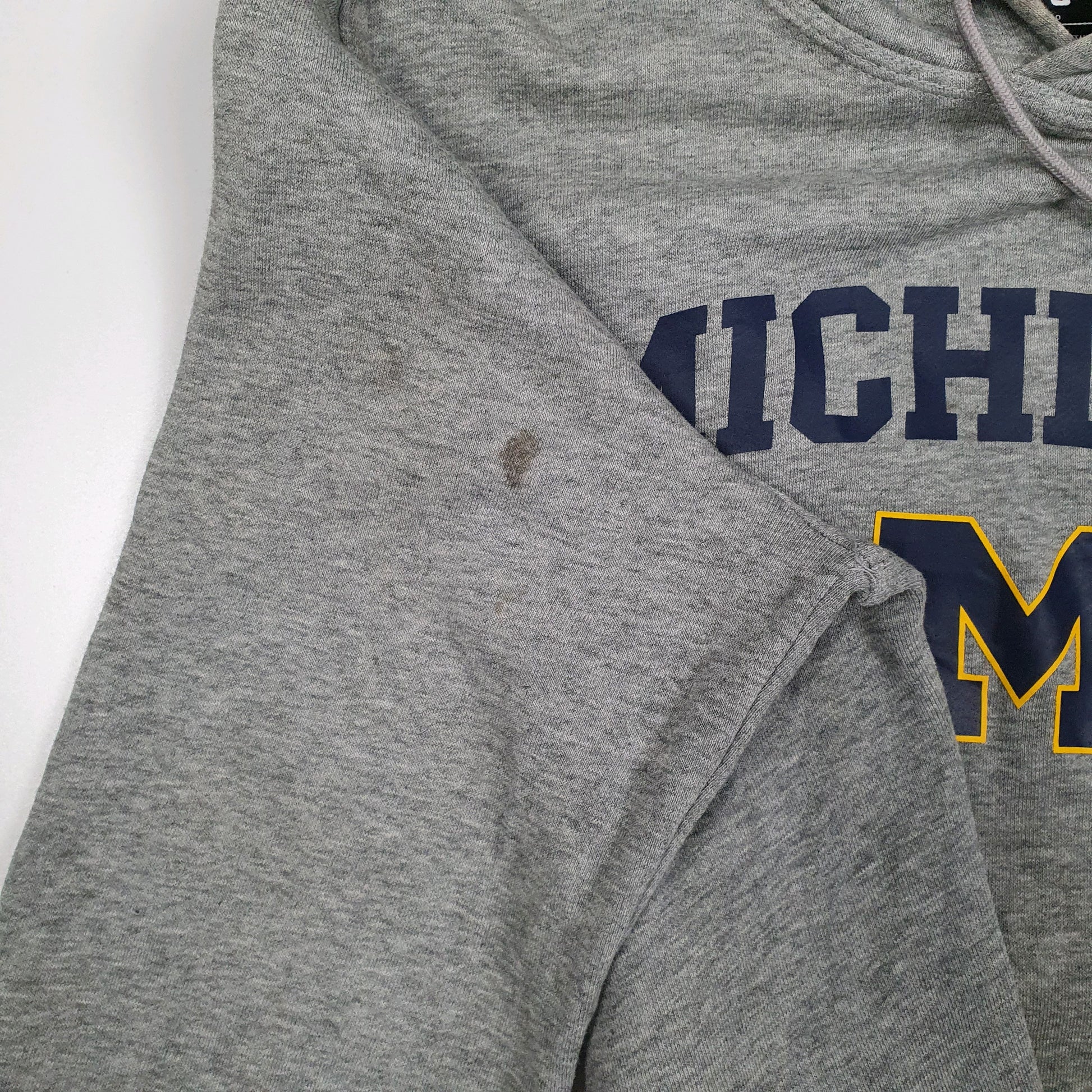 Mens Grey Nike Michigan State Hoodie Jumper