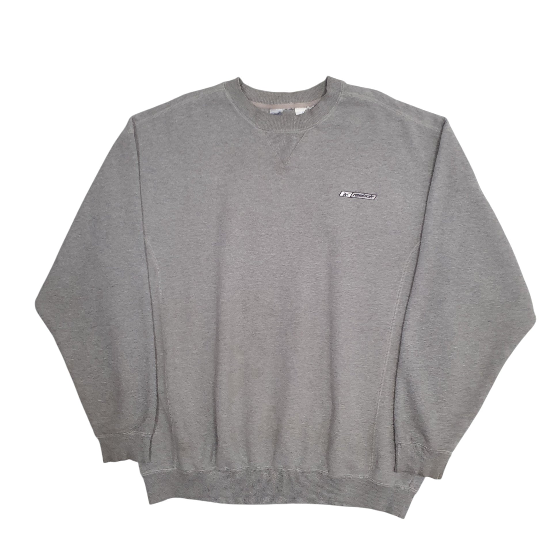 Mens Grey Reebok  Crewneck Jumper
