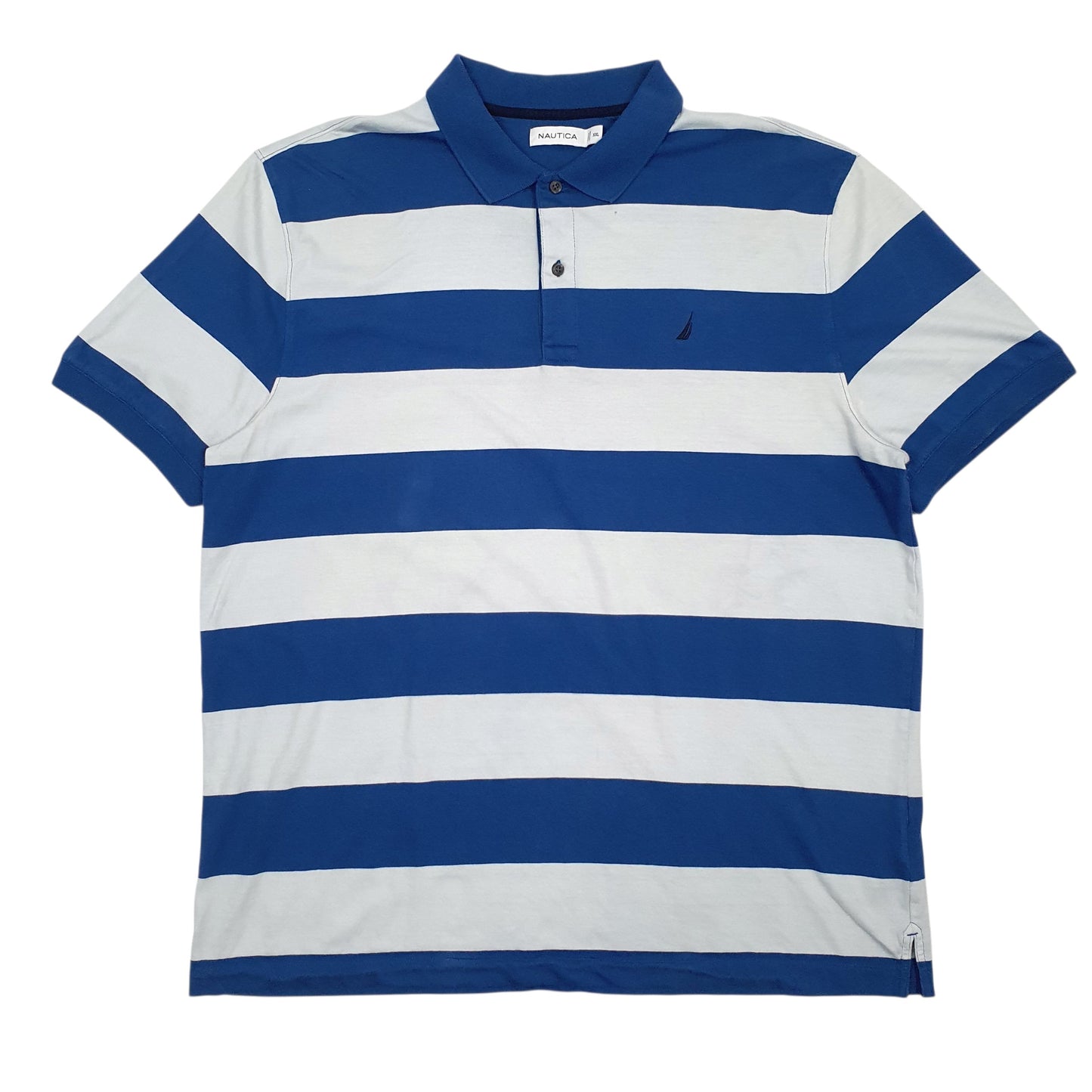 Mens Blue Nautica  Short Sleeve Polo Shirt