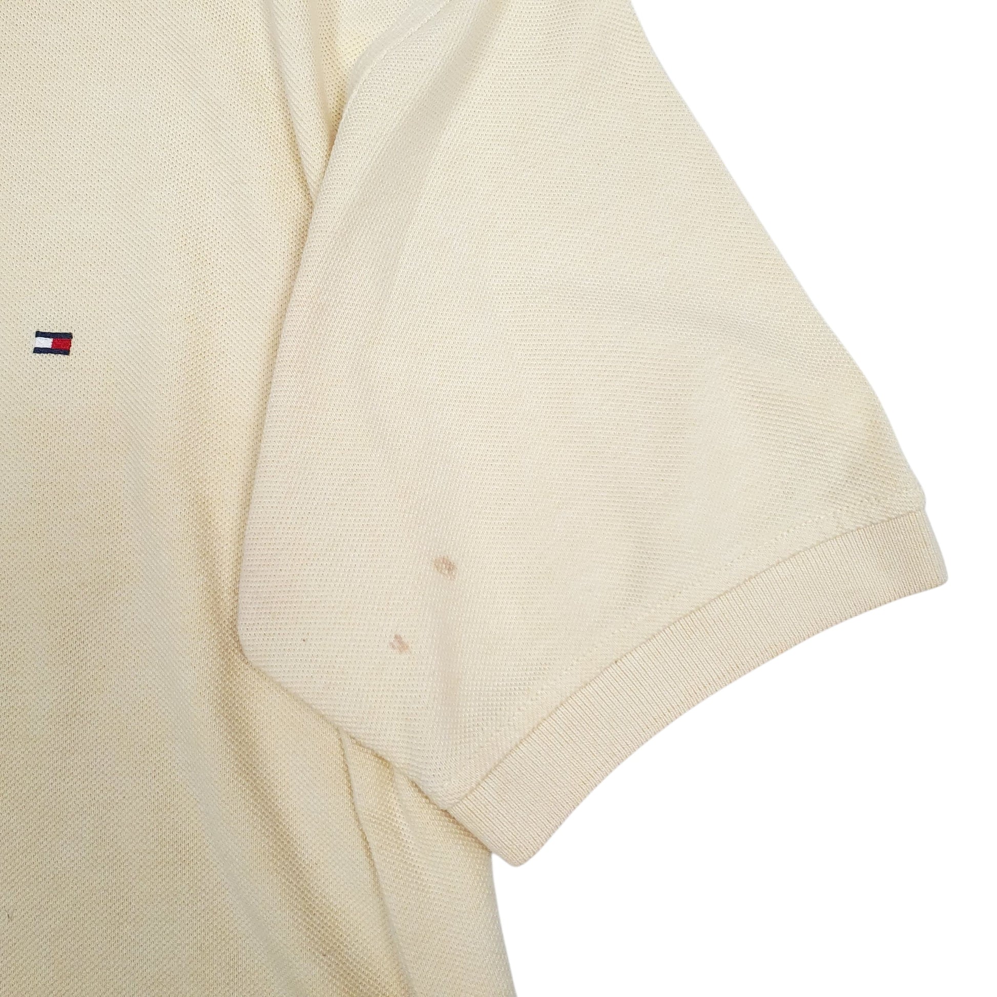 Mens Yellow Tommy Hilfiger   Polo Shirt