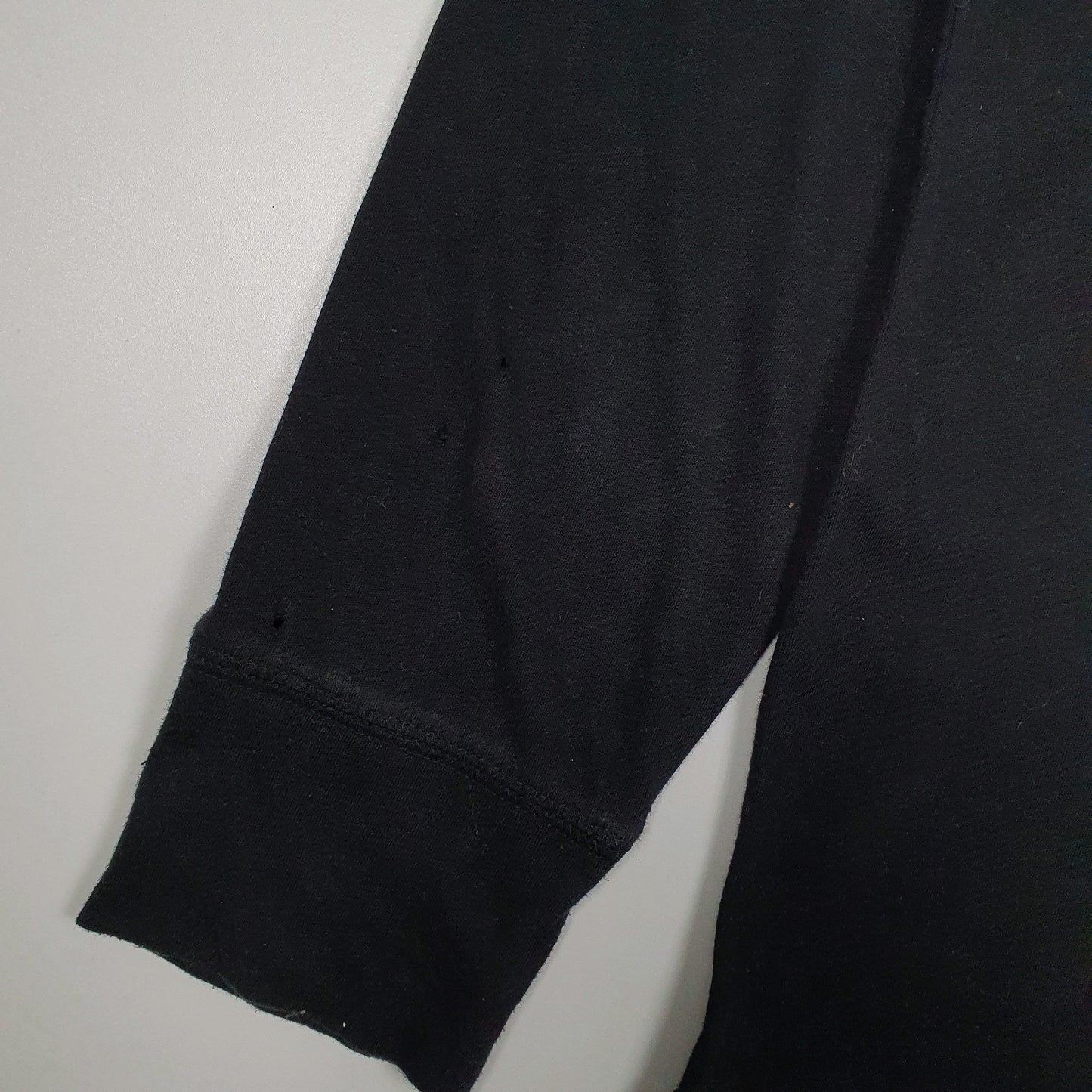 Mens Black Unbranded Henley  T Shirt
