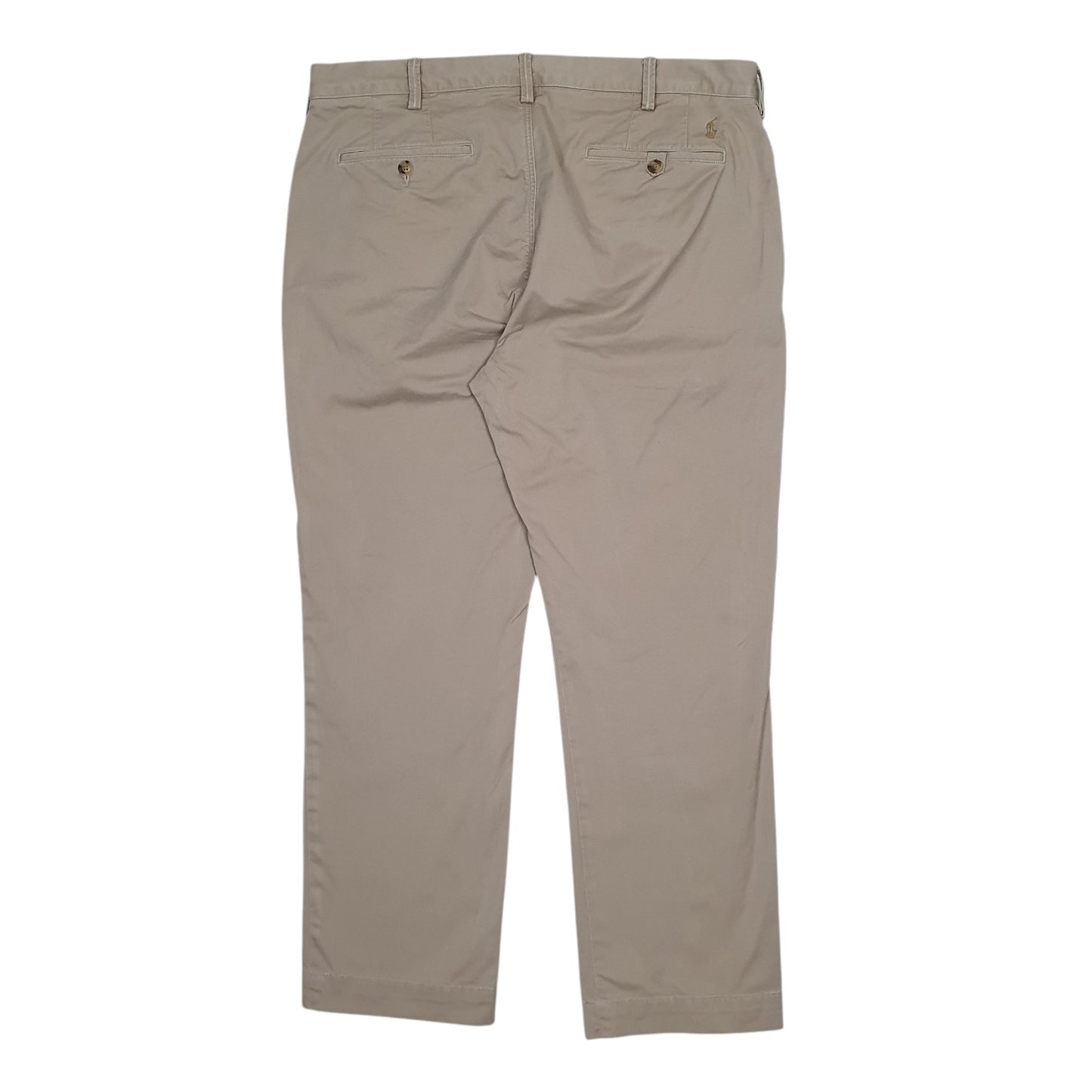 Mens Beige Polo Ralph Lauren Stretch Straight  Trousers