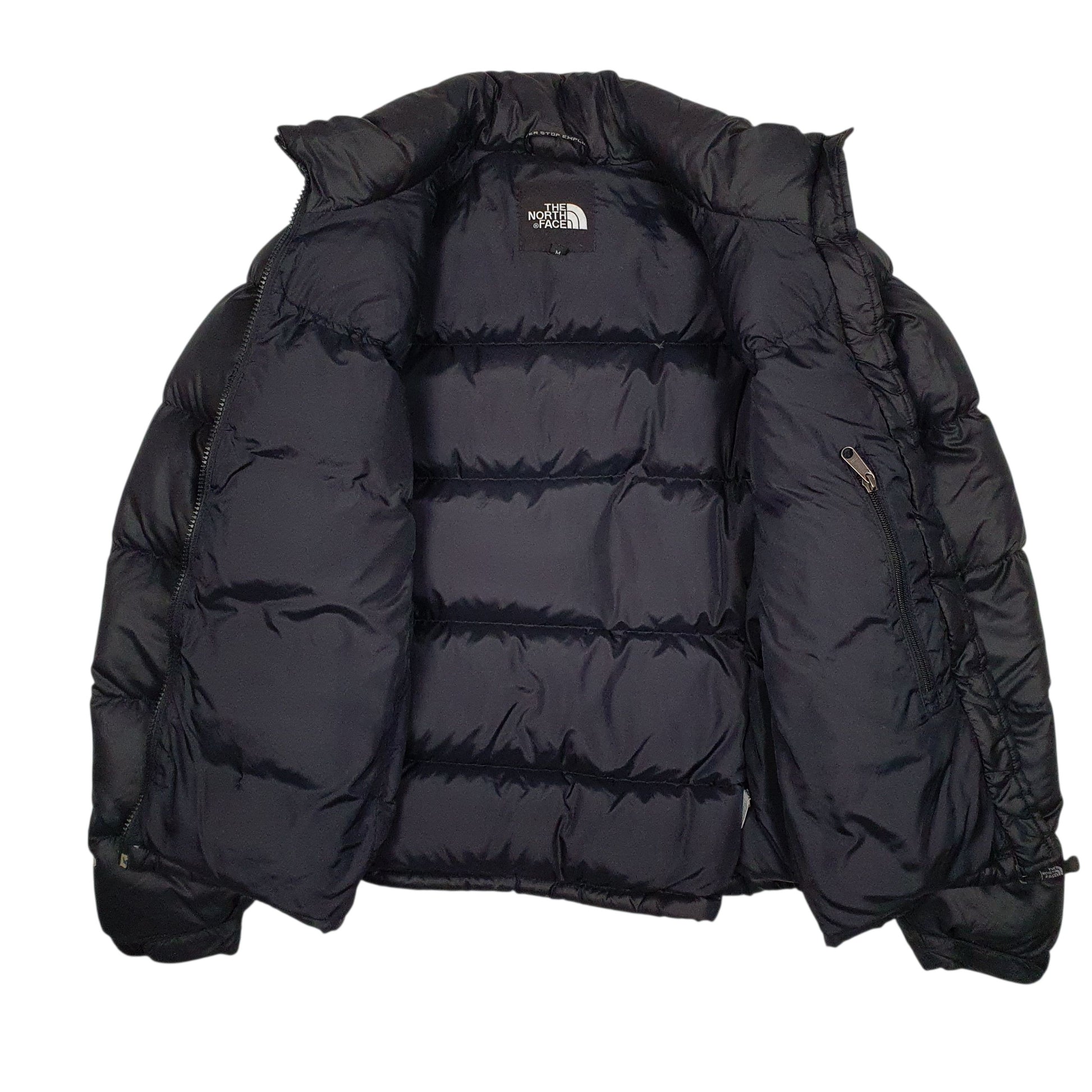 Womens Black The North Face Nuptse  Coat