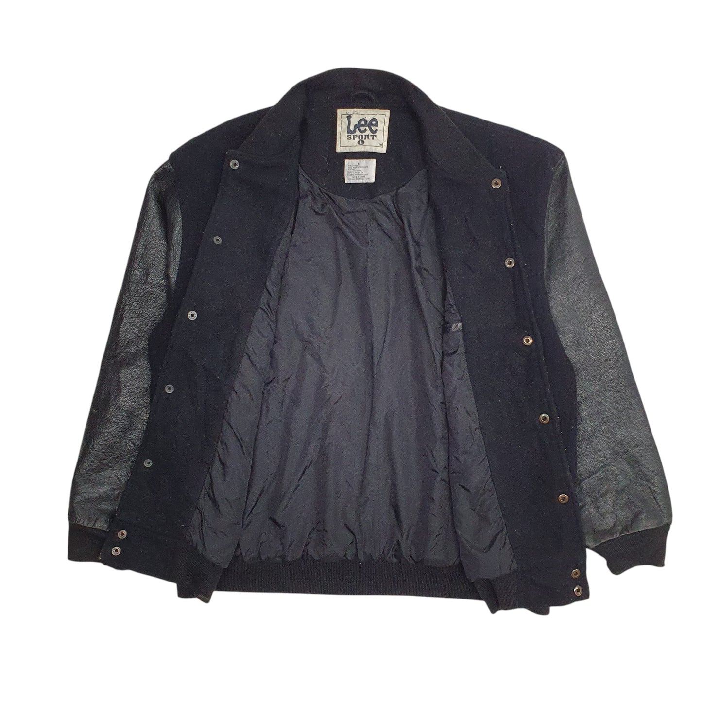 Mens Black Lee Washington Redskins Vintage 90s  Coat