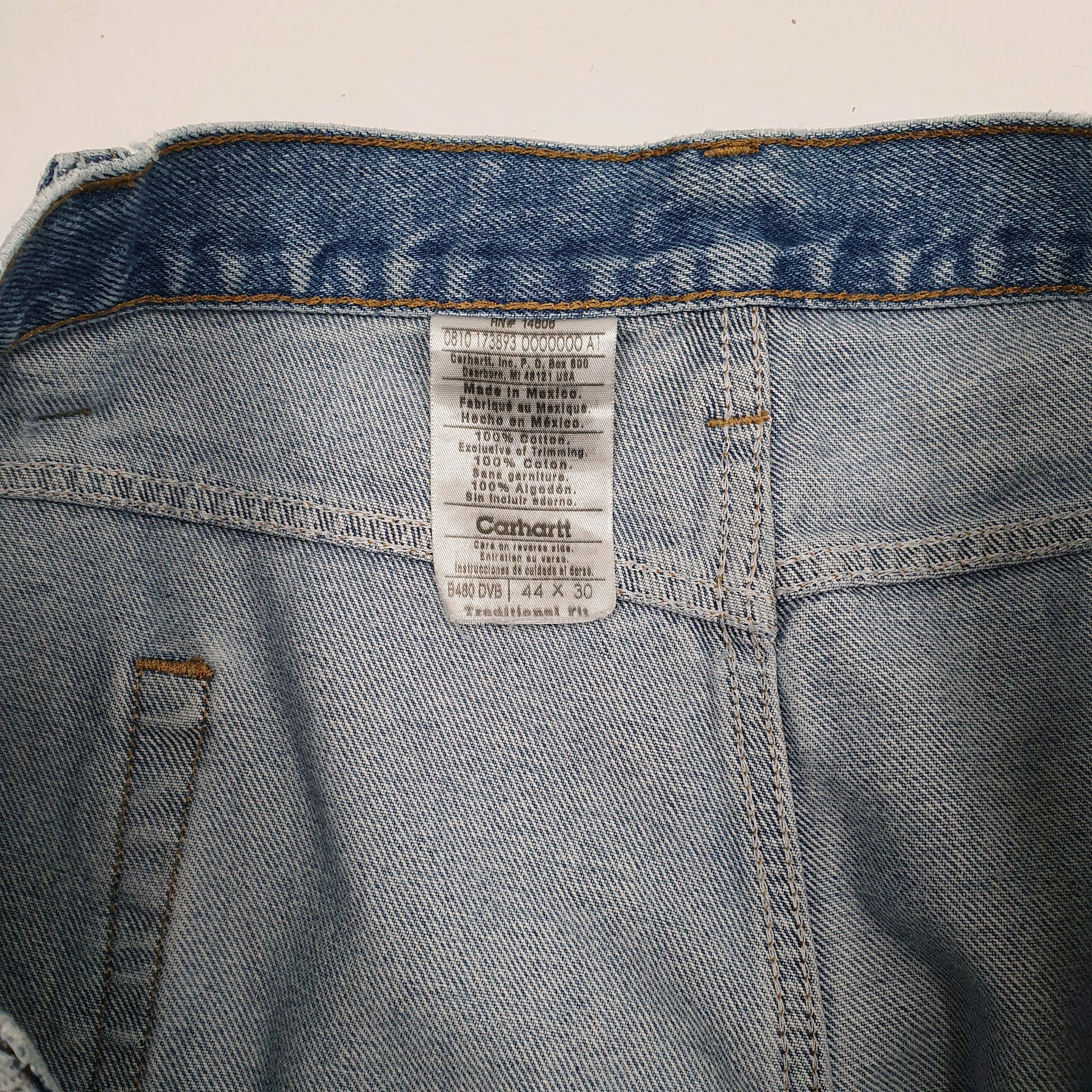 Mens Blue Carhartt   Shorts