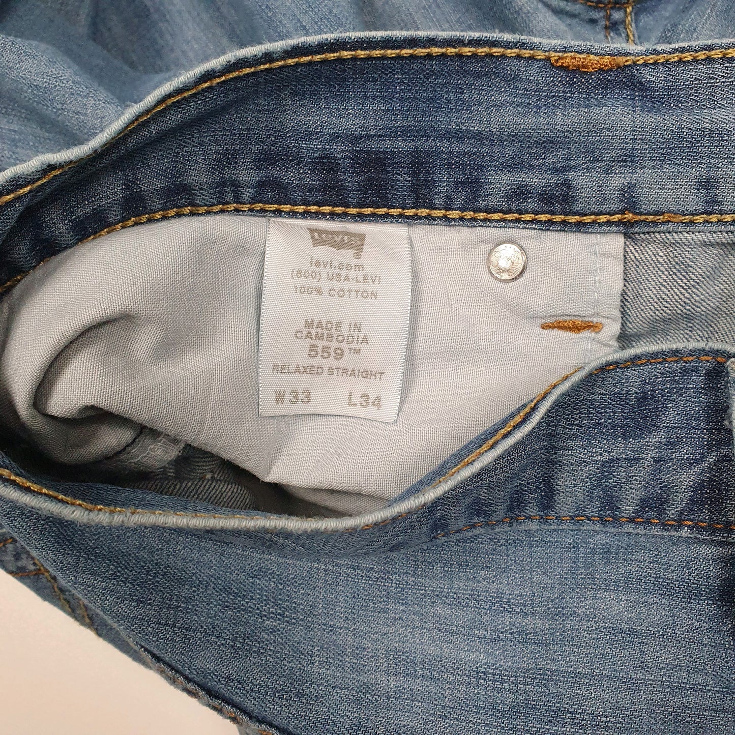 Mens Blue Levis   Jeans